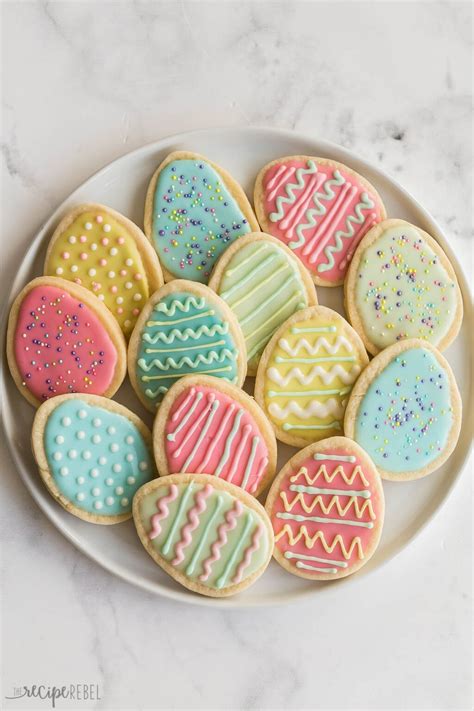 Easter Egg Sugar Cookies VIDEO The Recipe Rebel