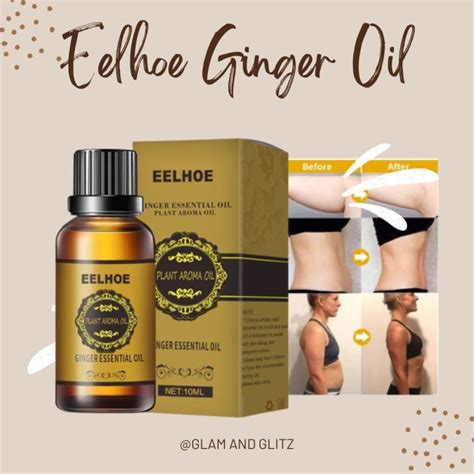 Eelhoe King Of Ginger Natural Massage Essential Oil Lymphatic Drainage