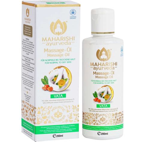 Herbal Massage Oil Vata 200 Ml Maharishi Ayurveda AyurShop