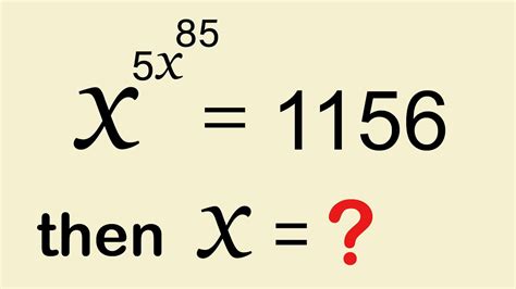 Math Olympiad Training Learn How To Solve This Beautiful Exponential Problem Vijay Maths