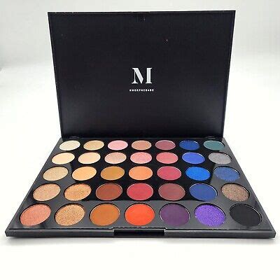 Morphe 35V Stunning Vibes Artistry Eyeshadow Palette Bold Colors 1 98