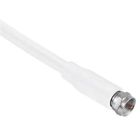 Philips Rg6 50 Ft White Coaxial Cable Digital Coaxial Cable For Audio And Video Swv2176h37