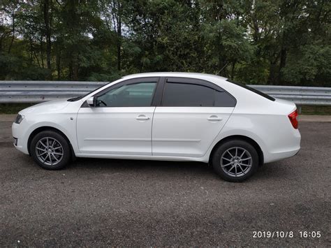 диски и новая резина туранза Т-005 — Skoda Rapid (1G), 1,6 л., 2015 ...