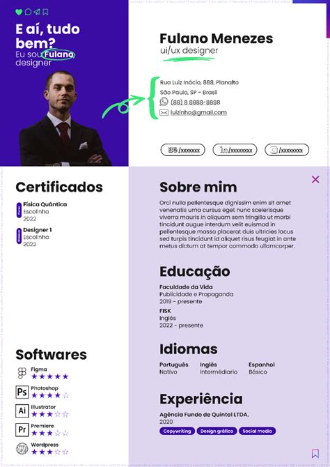 Cv Curriculum Vitae Template Figma Community