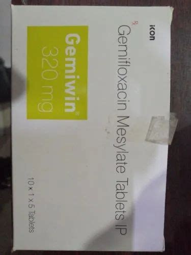 Gemivin Gemifloxacin 320 Mg Tablet Packaging Size 10X6 At Rs 100 Box