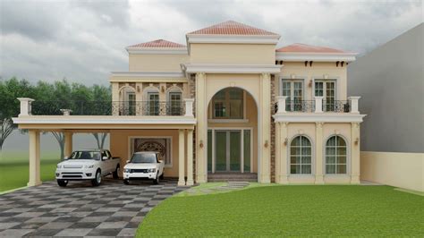 Kanal Beautiful Spanish Villa Design In Rawalpindi Arcodesk Pakistan