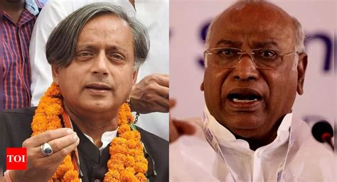 Congress President Election Live Updates There Is No Ideological Difference Between Kharge And