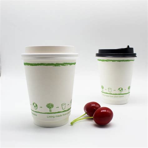 Logo Custom Double Wall Disposables Biodegradable Paper Cup China