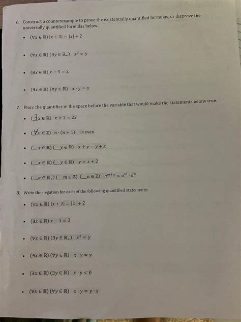 Solved Construct A Counterexample To Prove The Chegg