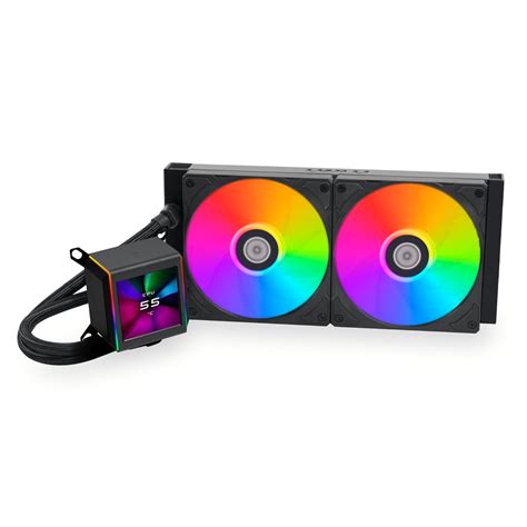 Lian Li Galahad II LCD 280 - BLACK - aRGB AIO Liquid Cooler – Gamertech ...