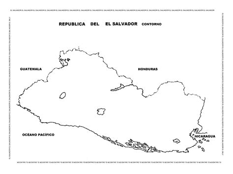 Mapas De El Salvador Para Imprimir Descarga E Imprime