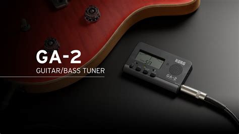 Introducing The New Korg Ga 2 The Compact Handheld Tuner For Guitar And Bass Youtube