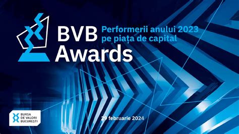 BVB AWARDS Performerii Anului 2023 Pe Piata De Capital YouTube