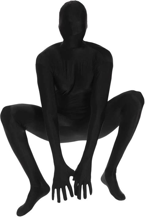 Buy Chic Diary Adult Zentai Suit Full Body Suit Black Lycra Spandex