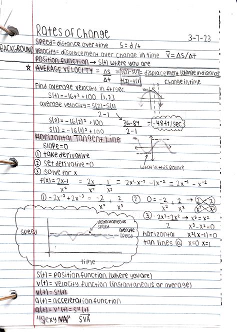 rates  change  calculus      er