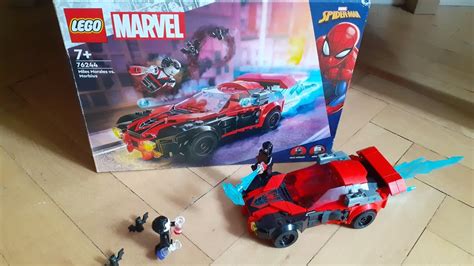 Lego Marvel Spiderman 76244 Miles Morales Vs Morbius Set Review