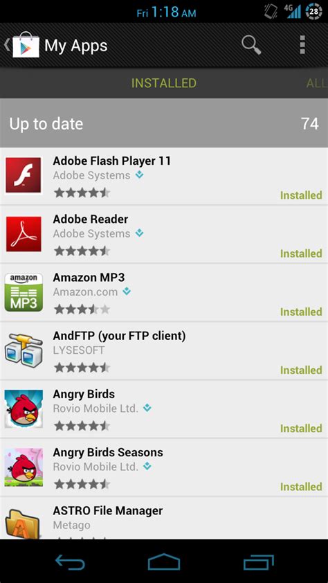 New Google Play Store 3.5.15 Rolling Out - Shows Up to Date Apps ...