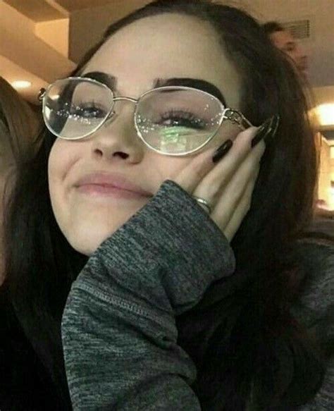 Pin By On Maggie Girls With Glasses Maggie Lindemann