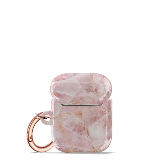 Rose Quartz Airpod Case Pink Marbled Airpods Pro Hard Cover Etsy