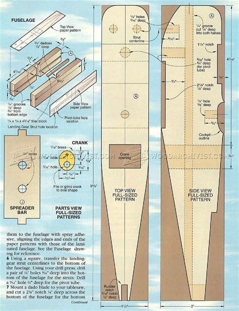 1734 Triplane Whirligig Plans • Woodarchivist