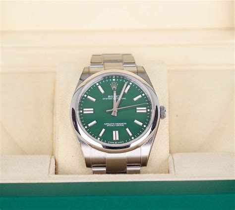 Rolex Oyster Perpetual Green Dial Kinci El Saatler