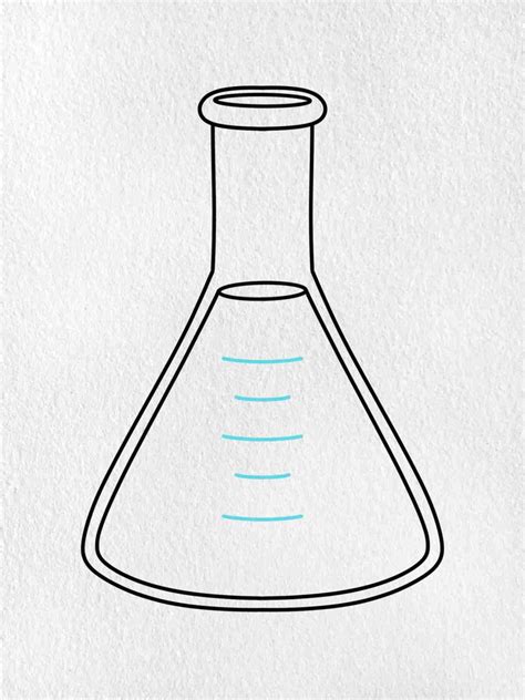 Erlenmeyer Flask Drawing Helloartsy