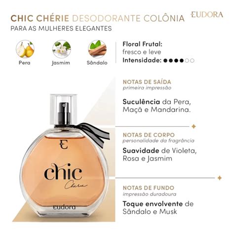 Colônia Desodorante Chic 95ml SHEIN Brasil