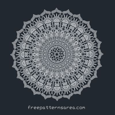 Circle Mandala Free Atocad Dwg Dxf File Freepatternsarea