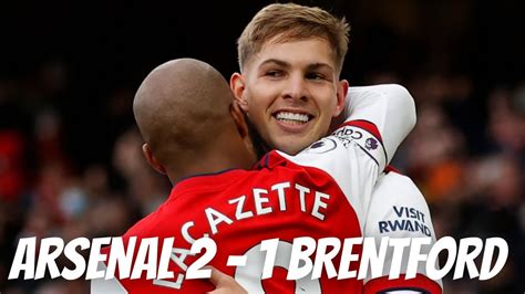 Emile Smith Rowe Arsenal Vs Brentford Arsenal 2 1 Brentford