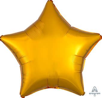 Metallic Gold 19 Inch Star Mylar Balloon School Office Annex