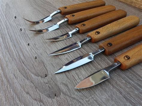 Hand Forged Knife Woodworking Knife Woodcarving Knife Etsy