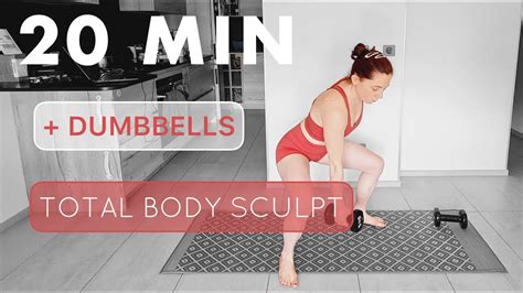 Min Total Body Sculpt Dumbbells No Repeat Low Impact Youtube