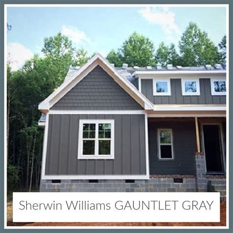 Sherwin Williams Gauntlet Gray Exterior