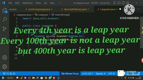 Java Program For Leap Year Code Is In Description Youtube