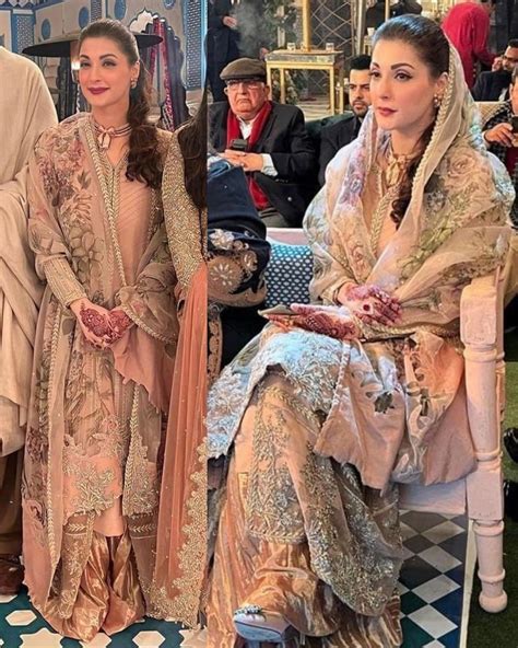 Maryam Nawaz Gorgeous Looks From Junaid Safdars Wedding Reviewitpk