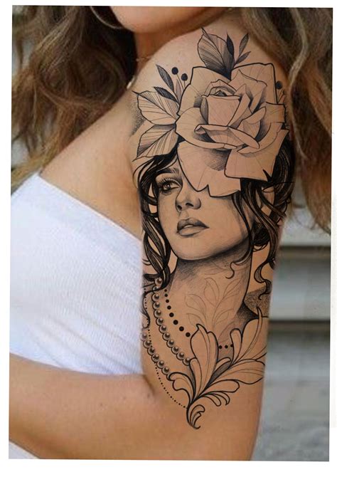 Face Tattoos For Women Girl Arm Tattoos Tattoos For Women Half Sleeve