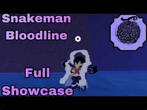 Snakeman Platinum Bloodline Full Showcase In Shindo Life Roblox Youtube