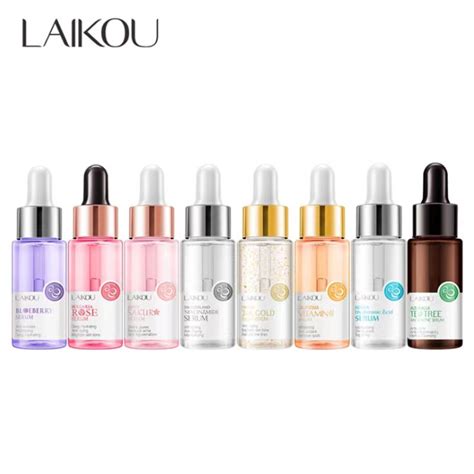 LAIKOU 7 Colors Facial Serum Sakura 24K Gold Vitamin C Niacinamide