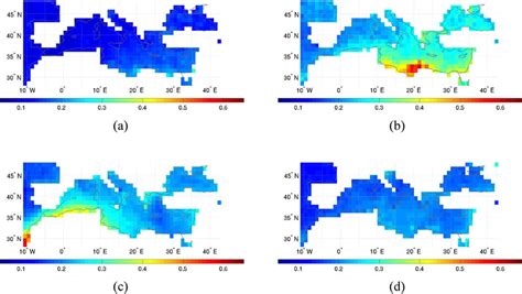 Long Term 20022014 Average Spatial Distribution Of Aod At 550 Nm For