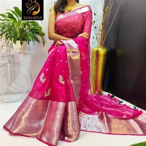 Peacock Organza Sarees At Rs 1200 Piece New Items In Surat ID