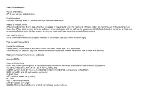 Viral Gastroenteritis - Viral Gastroenteritis Patient and Setting JP, 3