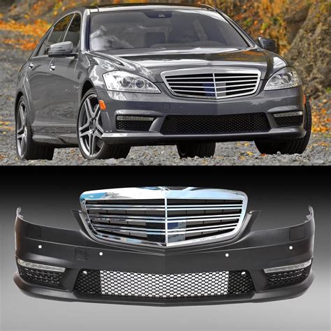 Amazon Pensun S S Amg Style Front Bumper Cover Chrome Front