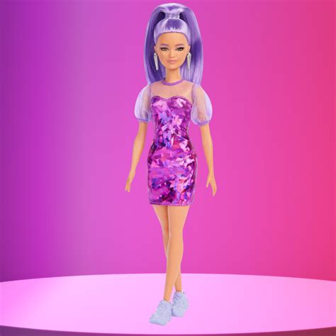 Mattel Barbie Fashionistas Modna Lalka Fioletowa Sklep DamiZabawki Pl