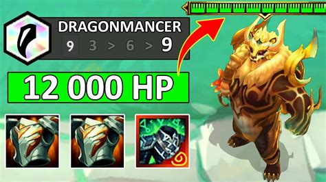 MEGATANK VOLIBEAR 9 Dragonmancer 3 Star TFT Set 7 Dragonlands