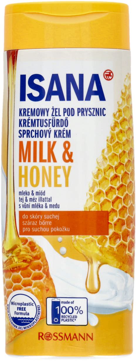 Isana Milk Honey El Pod Prysznic Kremowy Do Sk Ry Suchej Ml