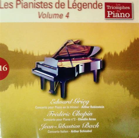 Les Pianistes De Légende Edward Grieg Concerto pour Piano en la