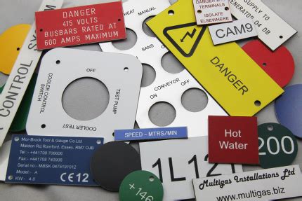 Engraved Nameplates, Industrial Control Panel Overlays & Labels ...