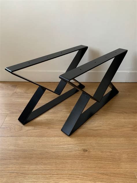 Pieds De Table En M Tal Pour Table Basse Lot De Design Triangle