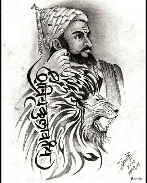 Shivaji Maharaj Drawing Images Shivaji Maharaj Sketch Drawing Pencil