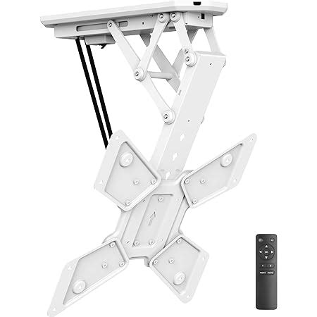 Mount It Soporte Motorizado Para TV De Techo Con Control Remoto